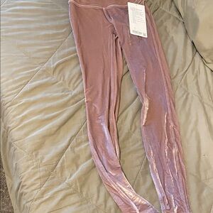 Lululemon Velvet Lounge Tights in Soft Purple